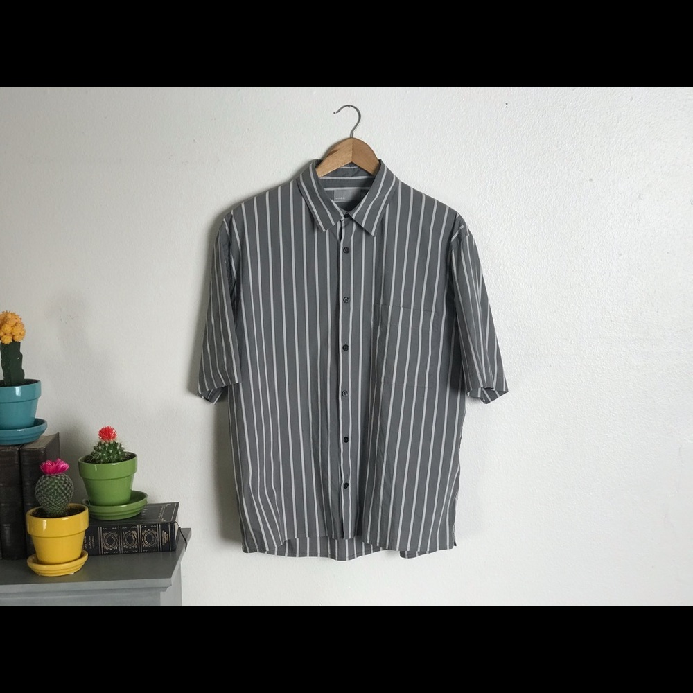 Vince striped button down